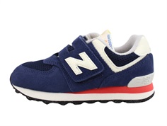 New Balance 574 sneaker blå/rød